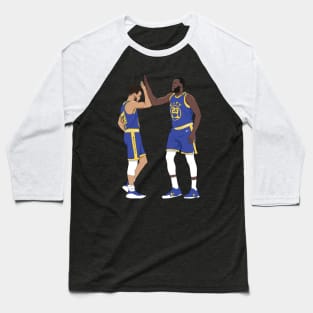 Steph Curry and Draymond Green Baseball T-Shirt